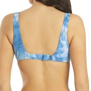 NIKE‎ Tie Dye Scoop Neck Bikini Top size S